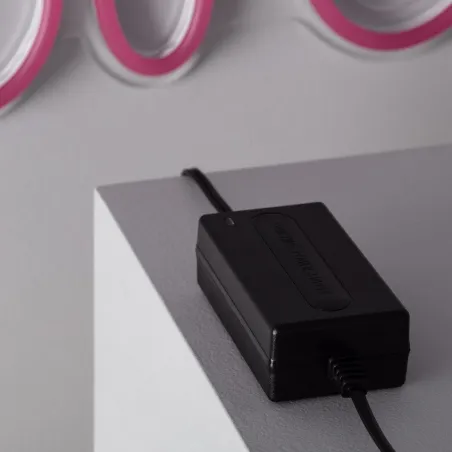 Lampe néon led sur secteur forme love amour rose tableau ip44
