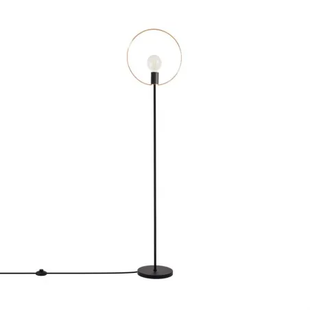 Lampadaire lampe sur pied aluminium couleur noire culot e27