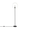 Lampadaire lampe sur pied aluminium couleur noire culot e27