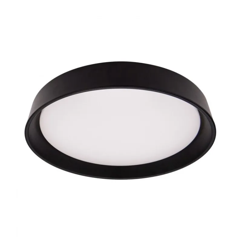 Plafonnier led 15w cct-35cm-3000k-4000k-6000k métal noir