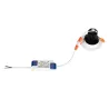 Encastrable spot led blanc et noir 7w-560 lumens-3000k-4000k-6000k