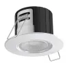 Spot 6w led downlight rt2012 variable ip65 recouvrable rond blanc 80mm blanc-bbc-selectionneur de temperature 3000k-4000k-6000k