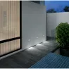 Spot encastrable mural ip65-carre-2w-led-150lm-3000k ascain