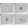 Spot encastrable mural ip65-carre-2w-led-150lm-3000k ascain