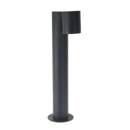 Borne potelet exterieur 45cm tetes orientable noire gu10 balisage
