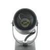 Applique murale exterieur tetes orientable noire culot g10