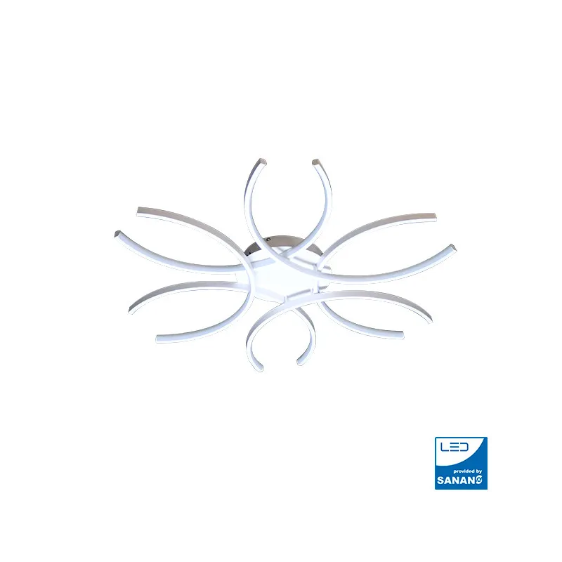 Plafonnier applique led 60w luminaire moderne 4800 lumens télécommande cct