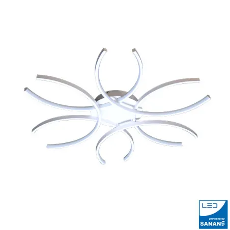 Plafonnier applique led 60w luminaire moderne 4800 lumens télécommande cct