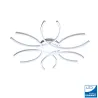Plafonnier applique led 60w luminaire moderne 4800 lumens télécommande cct