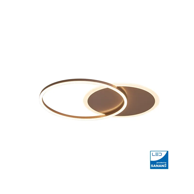 Plafonnier applique led 37w luminaire moderne 2950 lumens télécommande cct
