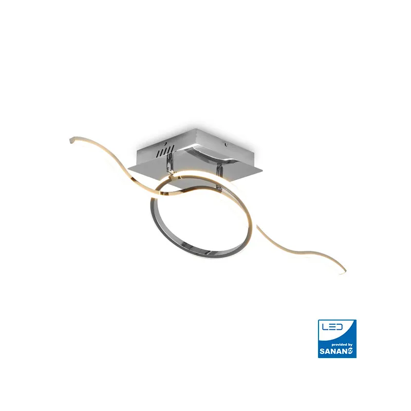 Plafonnier applique led 45w luminaire moderne 3600 lumens télécommande cct