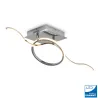 Plafonnier applique led 45w luminaire moderne 3600 lumens télécommande cct