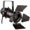Plafonnier noir applique patère orientable noire e27 effet scène