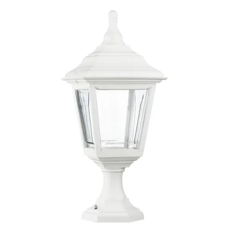 Borne CLIC-CLAC 4 E27 IP44 50cm blanc - Pas cher