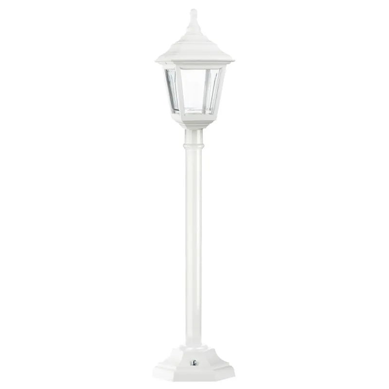 Borne CLIC-CLAC 4 E27 IP44 116cm blanc - Pas cher