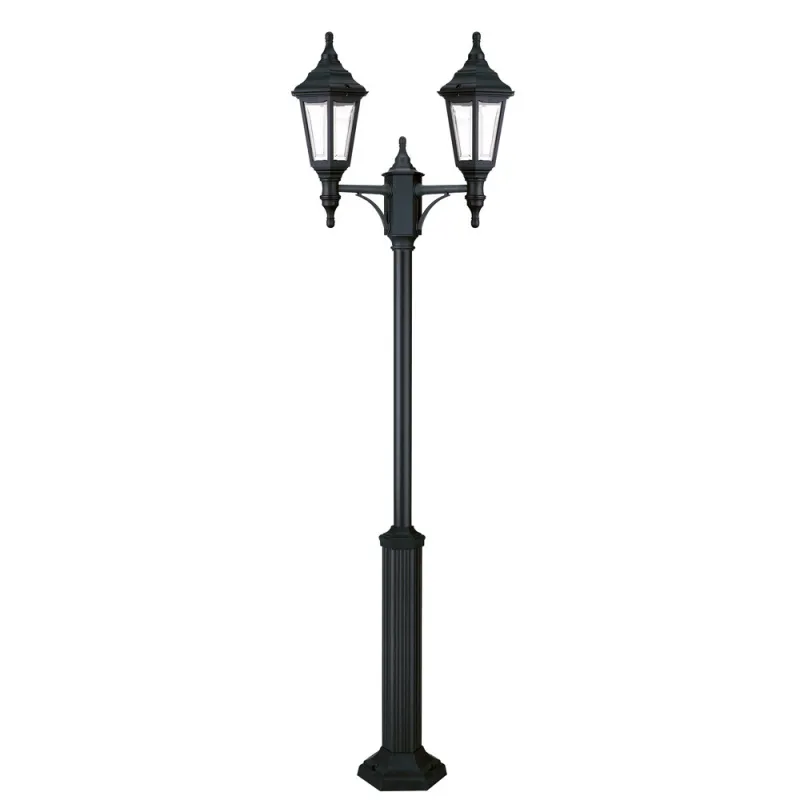 Colonne CLIC-CLAC 6 IP44 2x E27 noir. - Pas cher