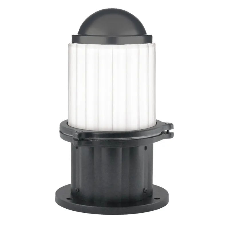 Borne COK IP55 E27 100W 32cm Noir - Pas cher