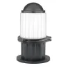 Borne COK IP55 E27 100W 32cm Noir - Pas cher