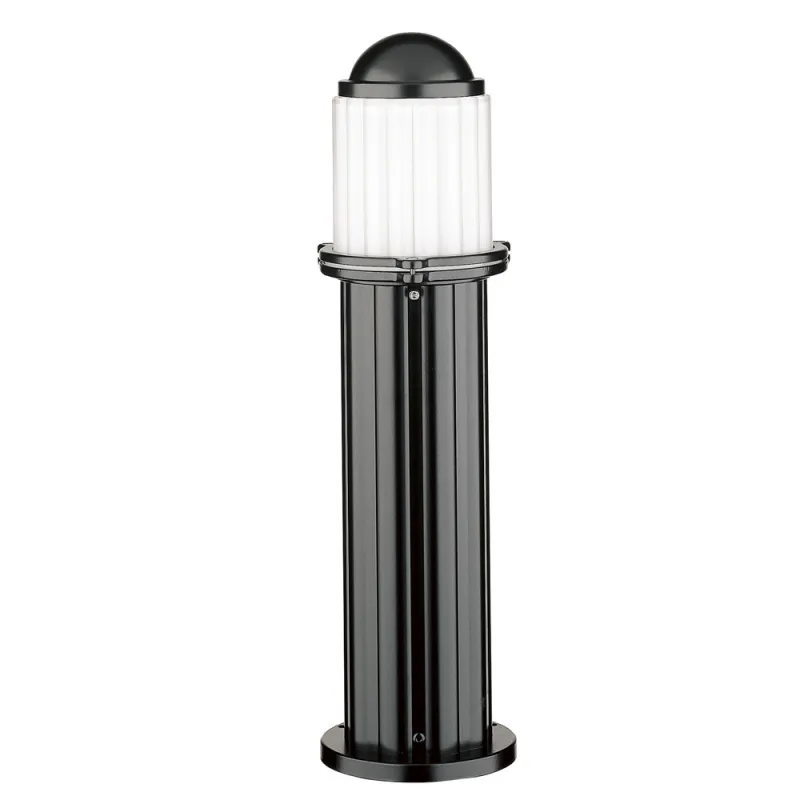 Borne COK IP55 E27 100W 62cm Noir - Pas cher