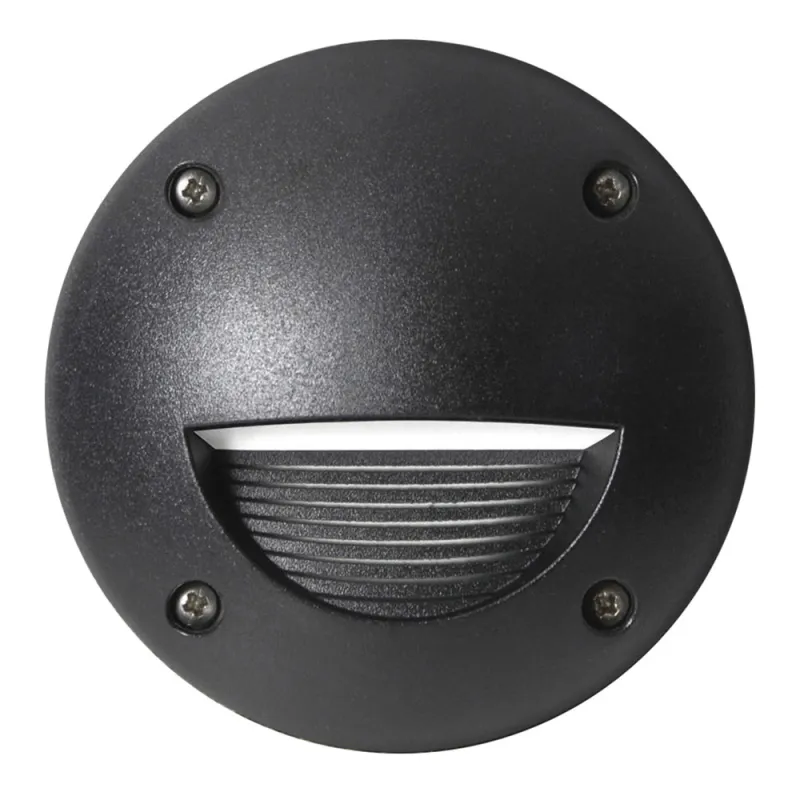 Encastré Circ.  DEVON GX53 LED T2 3W 350lm 3000K Noir - Pas cher