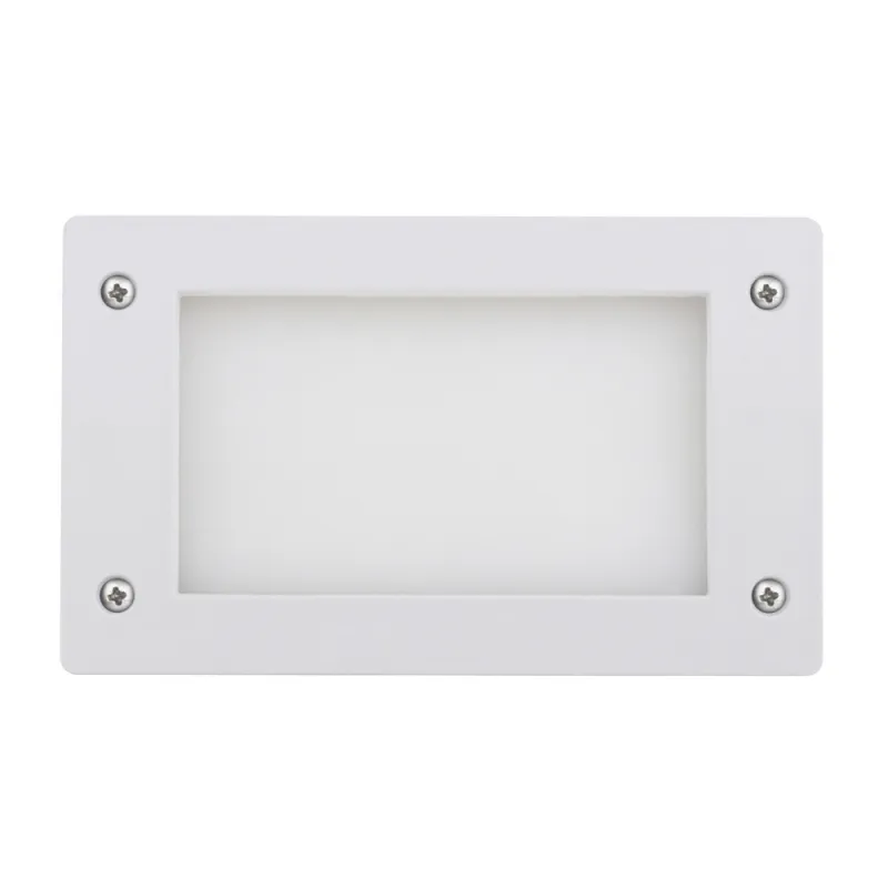 Encastré Rect.  DEVON GX53 LED T2 3W 350lm 3000K Bl. - Pas cher