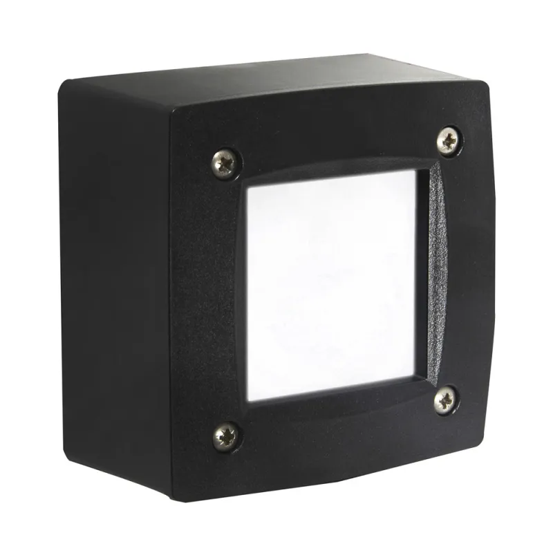 Apl. Cuad.  DEVON GX53 LED T2 3W 350lm 3000K Noir - Pas cher