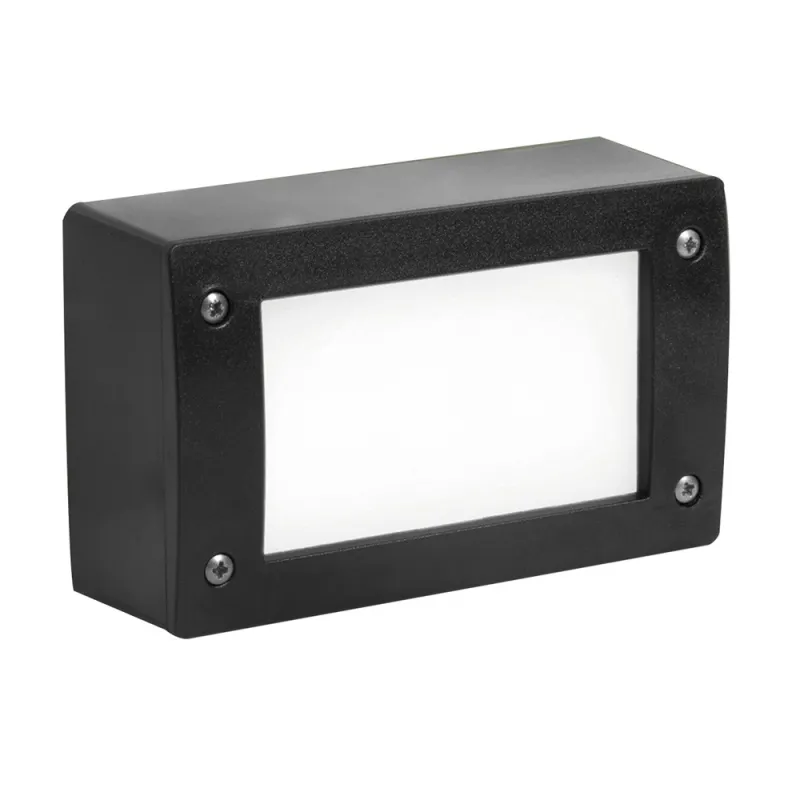 Plafond Rect.  DEVON GX53 Noir - Pas cher