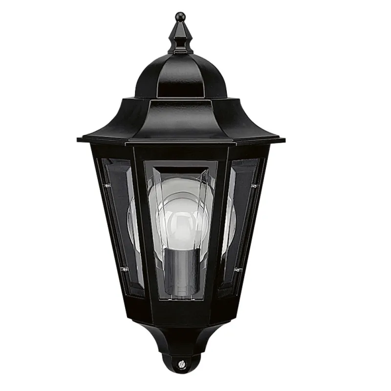 Lampadaire medium ELITE 6 IP43 E14 clair 32cm noir - Pas cher