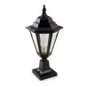 Lampadaire sur le mur noir - Pas cher