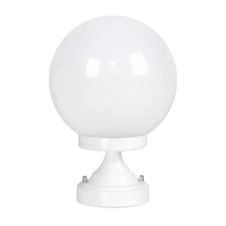 Sur le mur ballon blanc - PasBorne boule Sur poteau ballon blanc 20cm cher