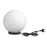 Plafond GLOU IP44 Ø20 60W E27 Noir - Pas cher