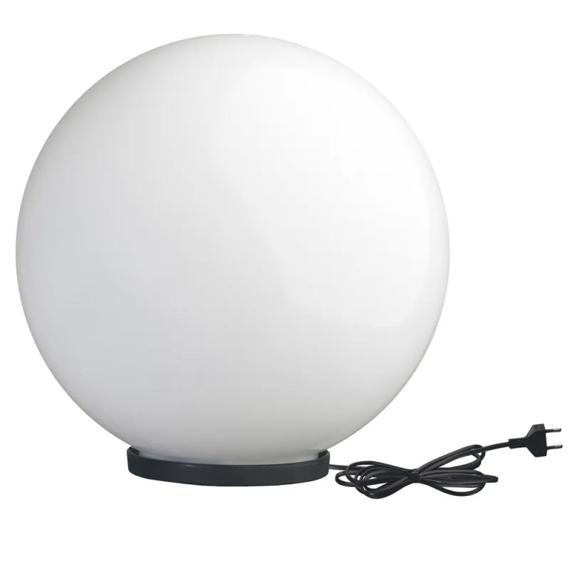 Plafond GLOU IP44 Ø40 60W E27 Noir - Pas cher