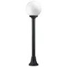 Lampadaire 1L. INDURA GLOBO IP55 E27 Noir - Pas cher