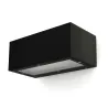 Plafond  ISORA LED 8,7W 780lm 1em Noir - Pas cher