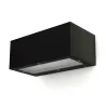 Plafond  ISORA LED 2x8,7W 2x780lm 2em Noir - Pas cher