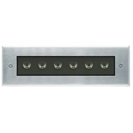 Encastré MARGIN IP67 LED 10W 1050lm 3K Acier inoxydable - Pas cher