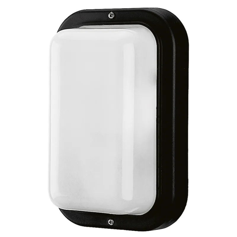 Plafond PRIMA IP44 60W E27 Noir - Pas cher
