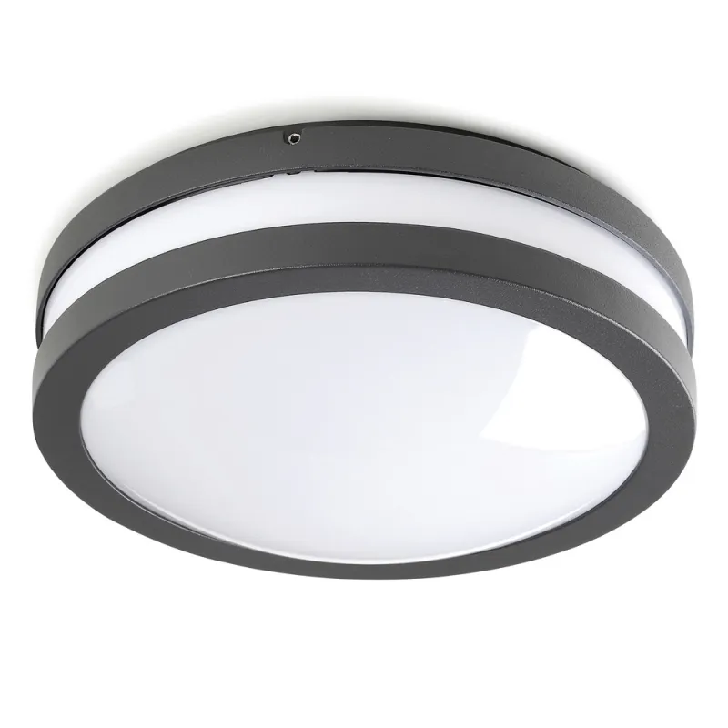 Plafond TORNADO IP54 E27 75W Ant. - Pas cher