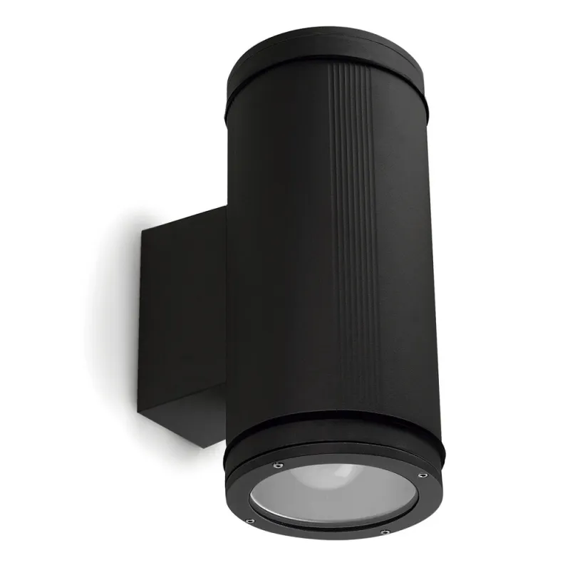 Plafond TRAMUNTANA IP65 E27 2x100W Noir - Pas cher