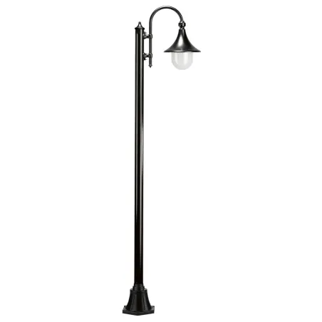Lampadaire 1L. TROM IP43 E27 Noir. - Pas cher