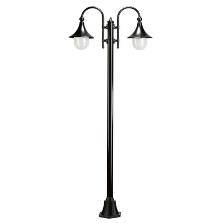 Lampadaire 2L. TROM IP43 E27 Noir. - Pas cher