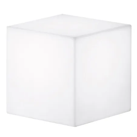Luminaire BLOCK IP55 E27 33W 30x30cm Blanc - Pas cher