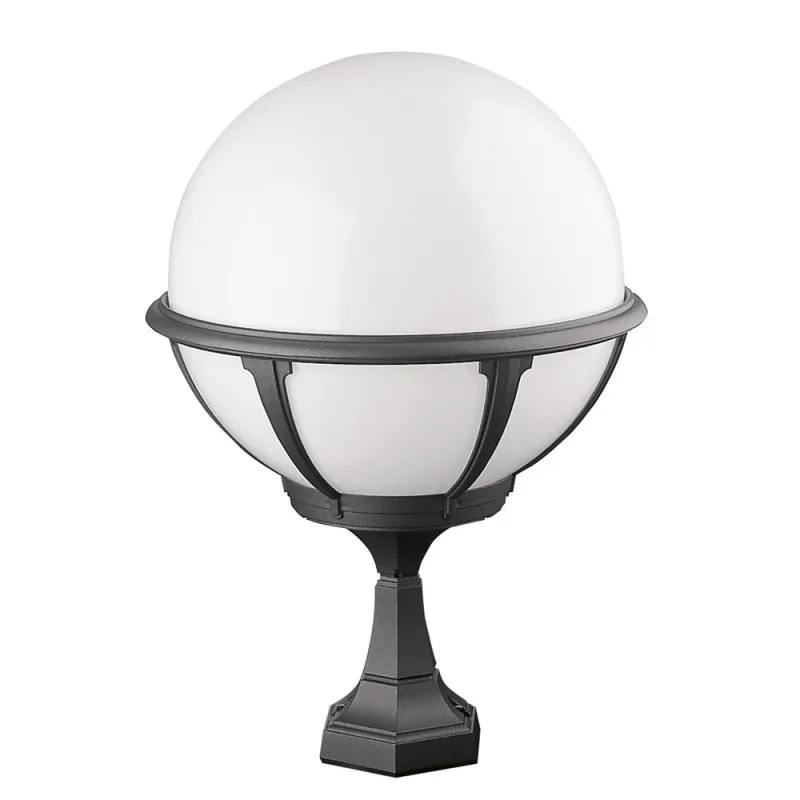 Borne ROUND IP44 E27 anthracite - Pas cher