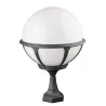 Borne ROUND IP44 E27 anthracite - Pas cher