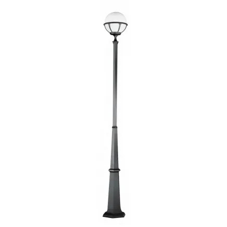Colonne ROUND 1cab IP44 E27 anthracite - Pas cher