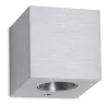 Plafond BRICK  PoWerLed 1x3W Aluminium brossé - Pas cher