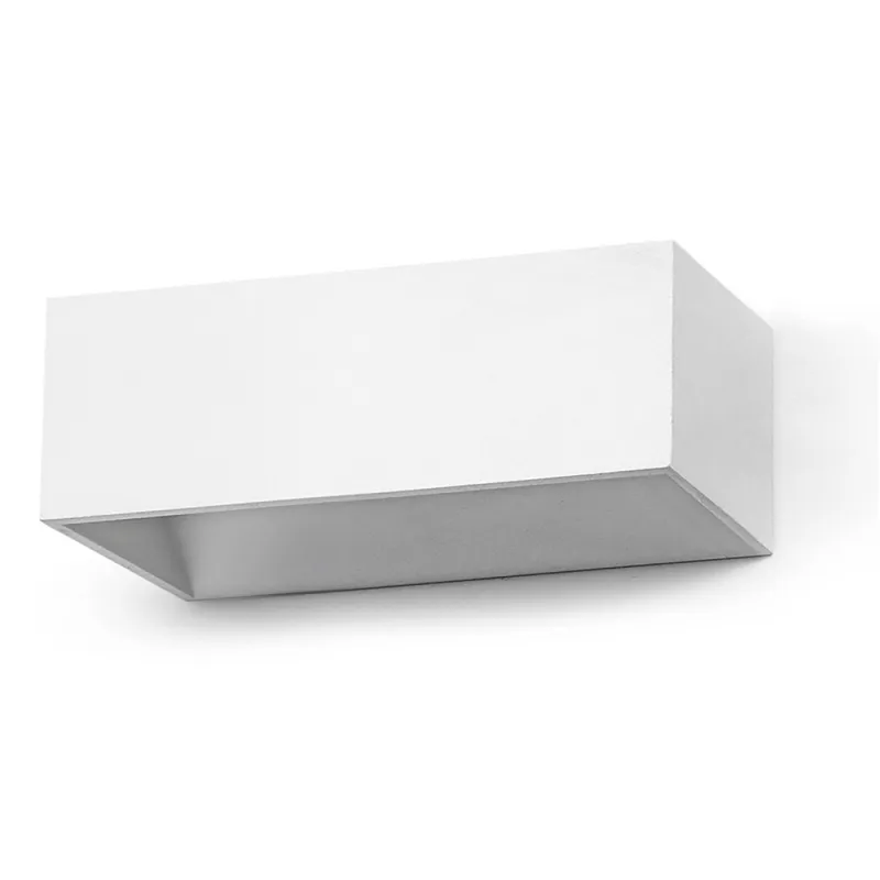 Plafond RETT IP20 LED 8W 900lm 3000K Blanc - Pas cher