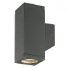 Plafond CUB IP54 GU10 max.2x11W 2em Ant. - Pas cher