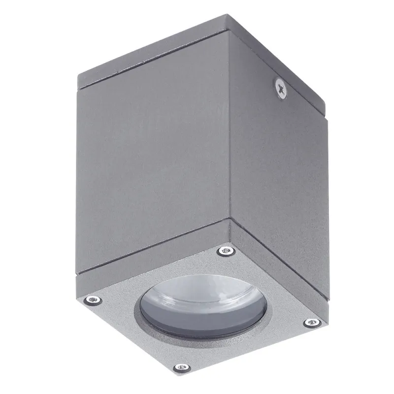 Plafond CUB IP54 GU10 Gris  - Pas cher