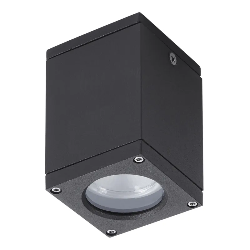 Plafond CUB IP54 GU10 ANTHRACITE - Pas cher
